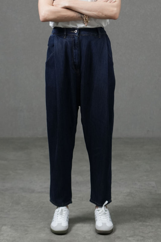 Dark Indigo Lyocell Tapered Jeans
